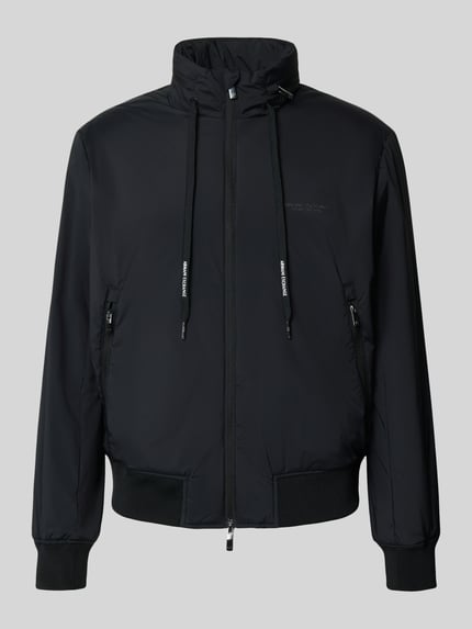Armani Exchange Bluzon ze stójką Czarny 2