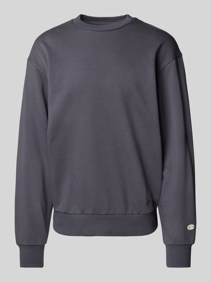 Champion Sweatshirt mit Label-Stitching Anthrazit 2