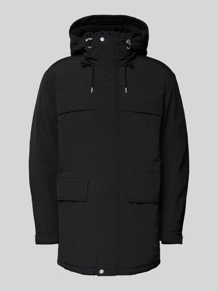 Tommy Jeans Parka o kroju regular fit z kapturem model ‘CITY READY’ Czarny 2