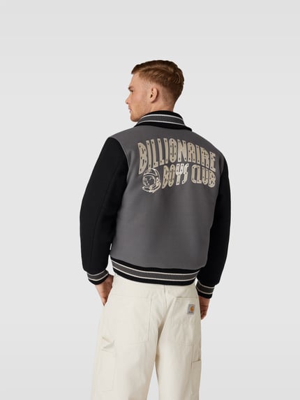 Billionaire Boys Club Kurtka college z naszywką z logo Czarny 5