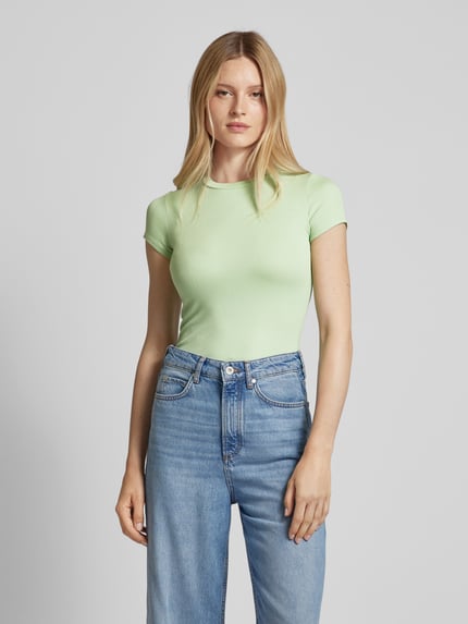 Jake*s Casual T-shirt z okrągłym dekoltem Jasnozielony 4
