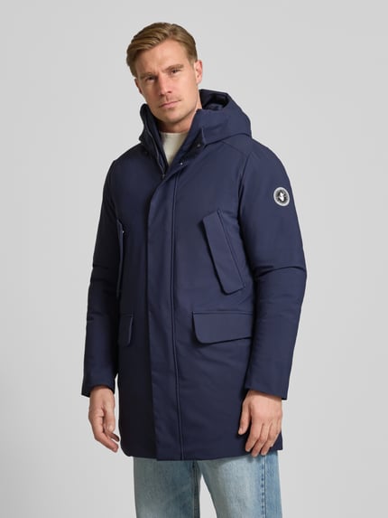 Save The Duck Parka o kroju regular fit z kapturem model „WILSON” Granatowy 4
