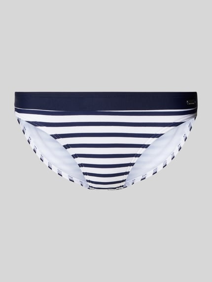 Bikinihose mit Label-Applikation Modell 'Summer' Shop The Look MANNEQUINE