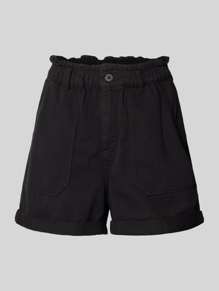 Tom Tailor Denim Loose Fit Jeansshorts mit elastischem Bund Black 2