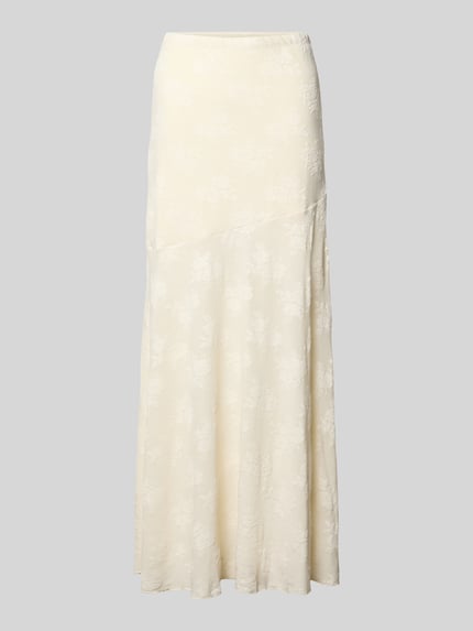 Gina Tricot Maxirock mit elastischem Bund Offwhite 2