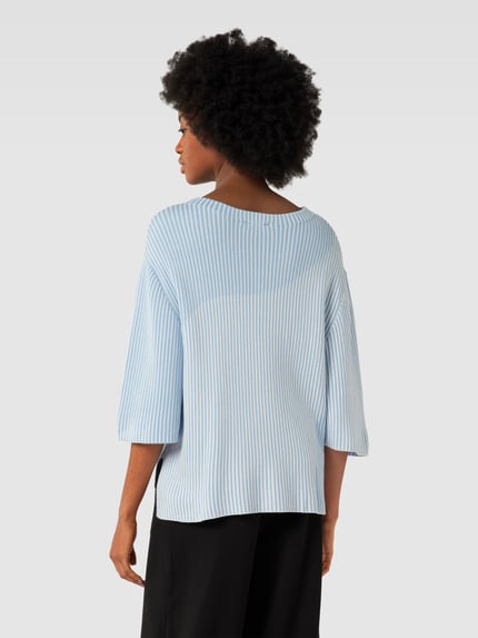 Tom Tailor Strickpullover mit Strukturmuster Hellblau 5