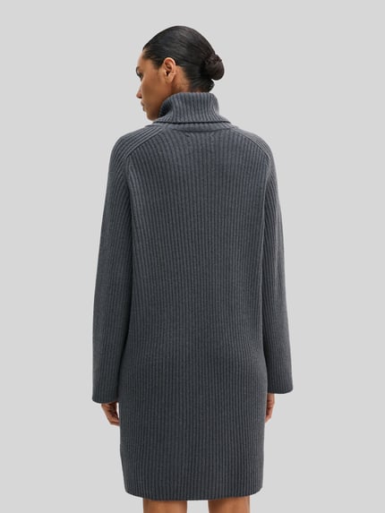 Marc O'Polo Strickkleid mit Rollkragen Anthrazit 5