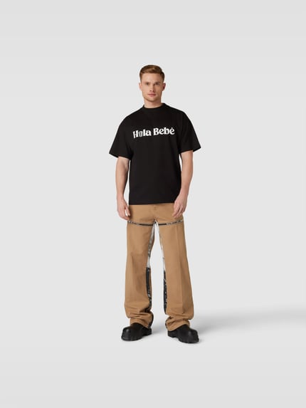 Blue Sky Inn T-shirt z nadruk z napisem Czarny 1