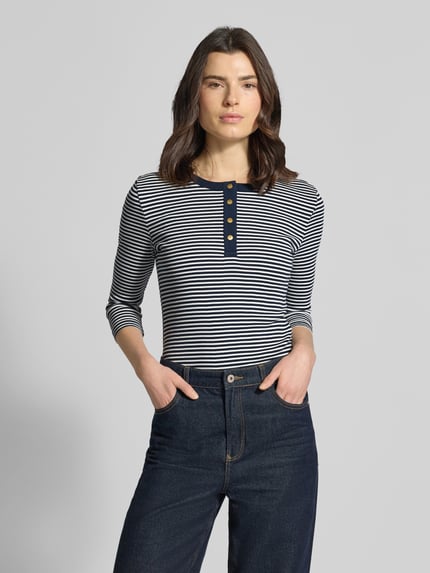 Tommy Hilfiger Slim Fit T-Shirt aus reiner Baumwolle Marine 4