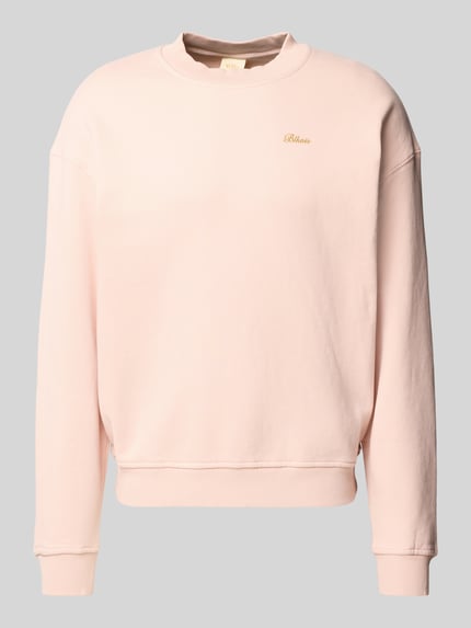 BLKVIS Sweatshirt mit Label-Stitching Altrosa 2