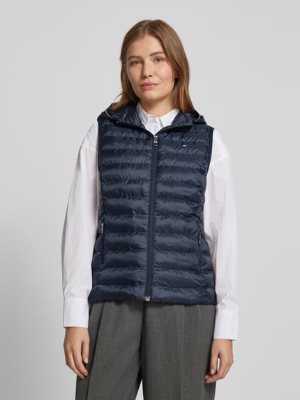 Tommy Hilfiger Bodywarmer met capuchon Marineblauw - 4