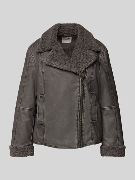 mbyM Jack in leerlook, model 'Sherlice' Antraciet - 2