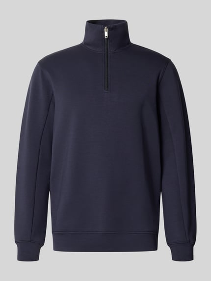 Matinique Sweatshirt mit Stehkragen Modell 'kade' Marine 2