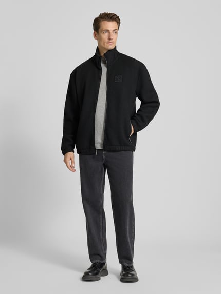 CK Calvin Klein Fleecejack van wolmix Zwart - 1