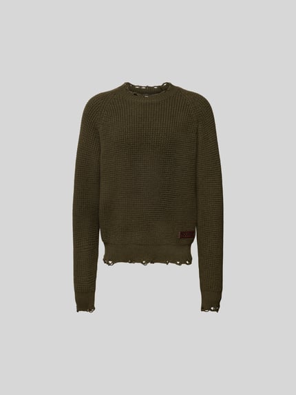 Dsquared2 Pullover met labeldetail Olijfgroen - 2