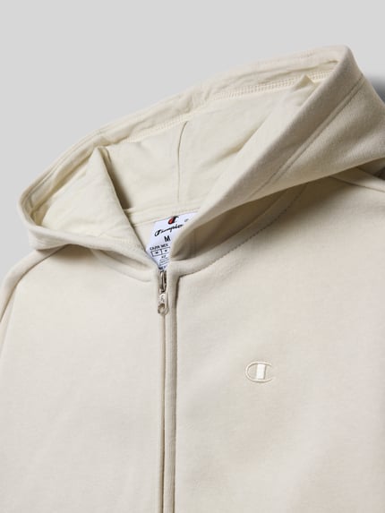 Champion Sweatjacke mit Kapuze Ecru 2