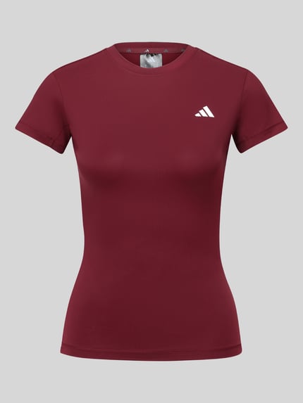 adidas Training Sport-T-Shirt mit Logo-Print Bordeaux 2