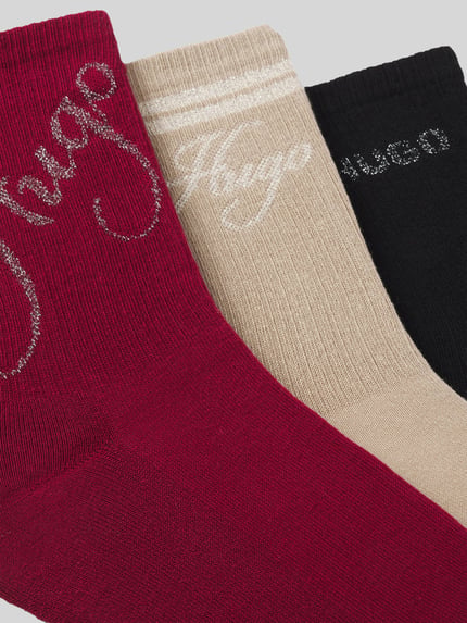 HUGO Socken aus Baumwoll-Mix im 3er-Pack Black 3
