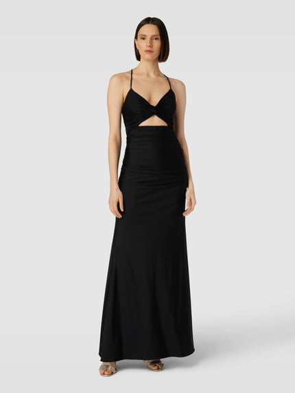 Mascara Abendkleid mit Cut Out Black 4