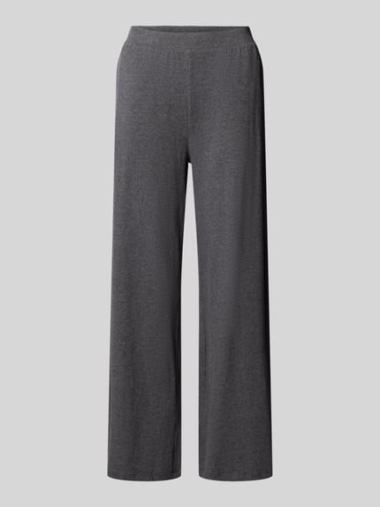 Produktfoto, dunkelgraue Regular Fit Pyjama-Hose aus Baumwoll-Mix von Marc O'Polo mit glatter Textur, Damen Pyjama von Marc O'Polo