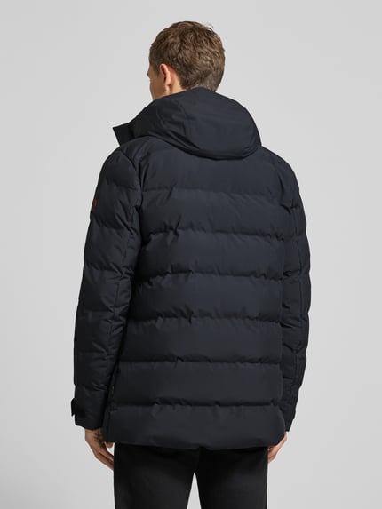 Save The Duck Gewatteerd jack met capuchon, model 'QUINLAN' Zwart - 5