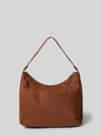Produktfoto, Handtasche mit Logo-Detail Modell 'Verbier' von BOGNER in Braun, glatte Textur, mit Reißverschluss und Schulterriemen