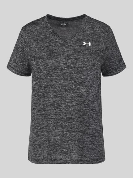 Under Armour Regular Fit Sport-T-Shirt mit LOGO-Print Modell 'Tech SSV- Twist' Black 2