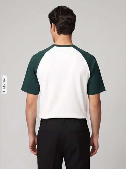 ONLY & SONS Relaxed Fit T-Shirt aus reiner Baumwolle Modell 'HEATON' Offwhite 5