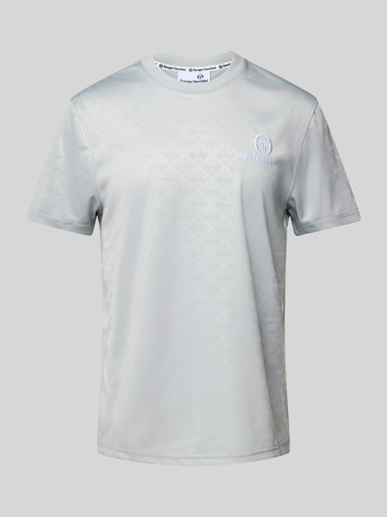 Sergio Tacchini T-Shirt mit Label-Stitching Hellgrau 2