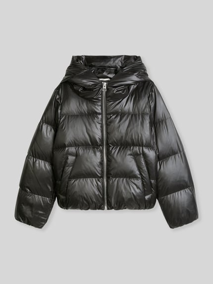 Marc O'Polo Steppjacke mit voluminöser Kapuze Anthrazit 2