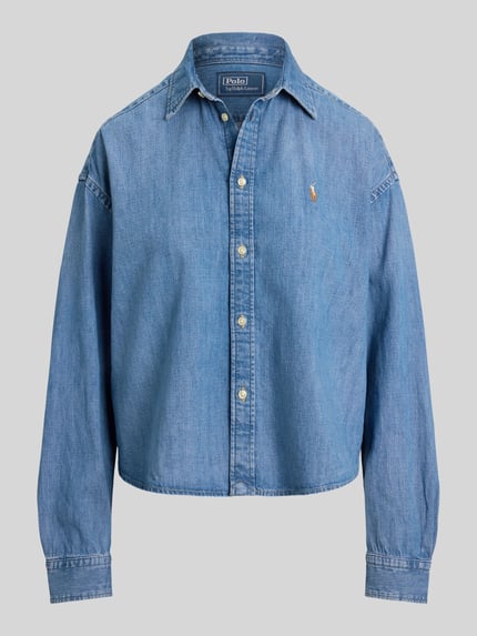 Polo Ralph Lauren Relaxed fit jeansblouse van puur katoen Jeansblauw - 2