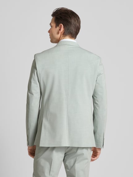 s.Oliver BLACK LABEL 2-knoops colbert met reverskraag, model 'pure' Lindegroen - 5