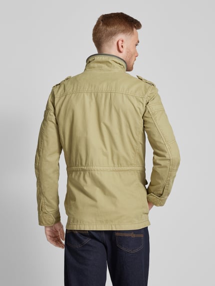 Wellensteyn Regular Fit Funktionsjacke im Military-Look Modell 'COLONEL' Sand Melange 5