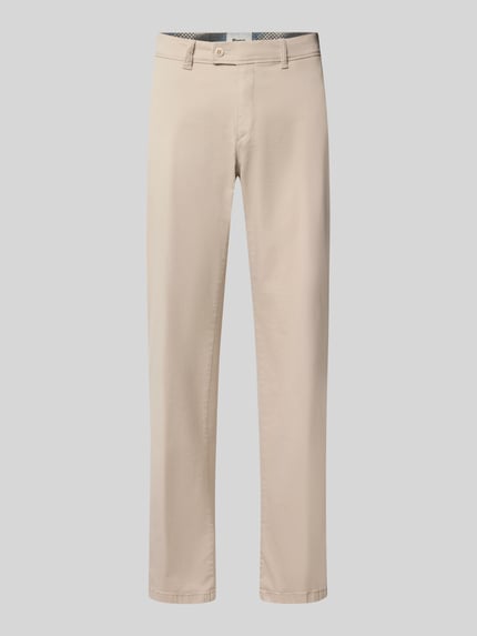Brax Regular fit chino van katoenmix model 'Evans' Kit - 2