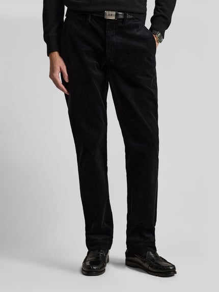 Polo Ralph Lauren Straight Fit Cordhose aus Baumwoll-Mix Black 4