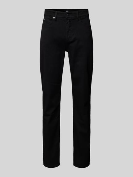 BOSS Regular fit jeans in 5-pocketmodel, model 'Re.Maine' Zwart - 2