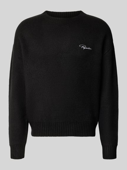 PEGADOR Pullover mit Logo-Schriftzug Modell 'Signar' Black 1