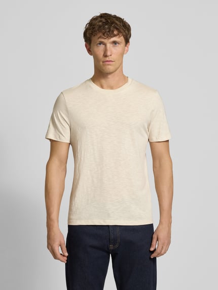 MCNEAL Regular Fit T-Shirt mit Rundhalsausschnitt Sand 4