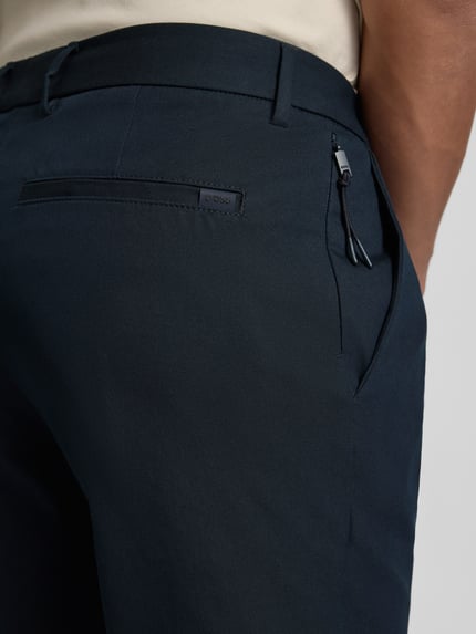 BOSS Slim Fit Anzughose aus Baumwoll-Mix Modell 'KAITON' Marine 3