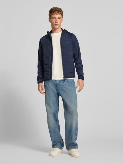 JACK & JONES Hybrid Jacke mit Kapuze Modell 'PERFECT' Dunkelblau 1