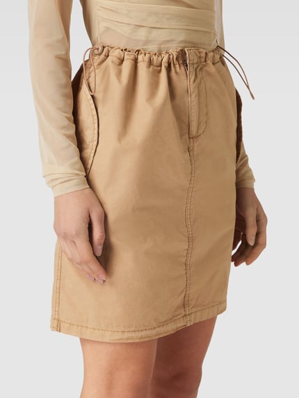 Redefined Rebel Minirok met achterzakken Beige - 3