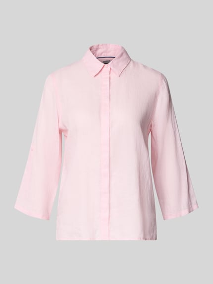 Brax regular fit overhemdblouse van puur linnen model 'VICKY' Rosé - 2