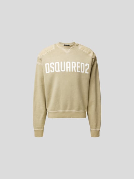 Dsquared2 Sweatshirt met labelprint Lichtgrijs - 2