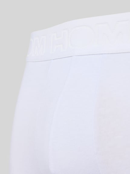 HOM Boxershort met label in band in een set van 3 stuks, model 'Armand' Bleu - 2