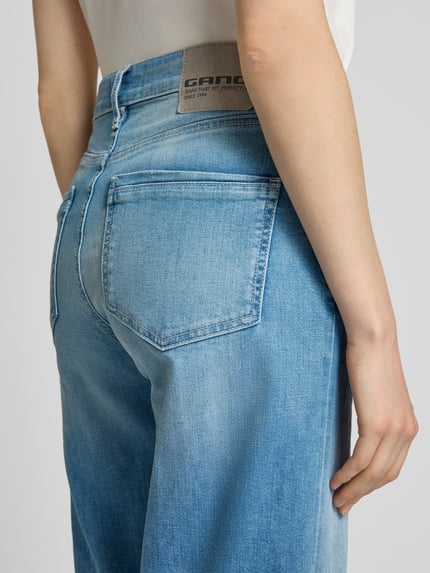 GANG Denim-Culotte mit verkürztem Schnitt Modell 'JETTE CULOTTE' Blau 3