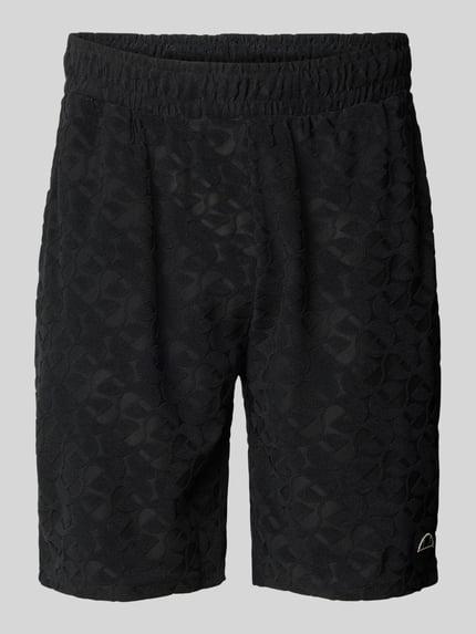 ellesse Regular Fit Shorts mit Strukturmuster Modell 'VIZZANO' Black 2
