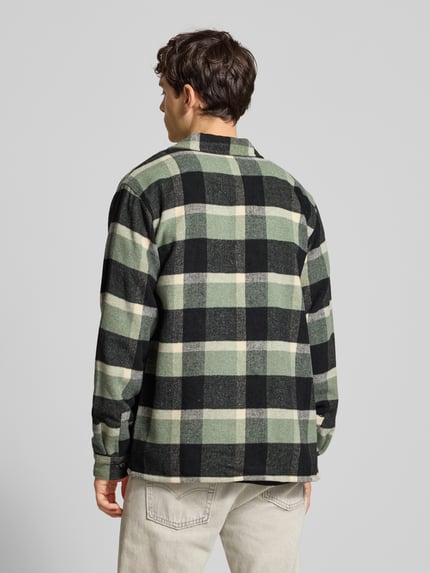 Dickies Regular Fit Freizeithemd mit Woll-Anteil Hellgruen 5