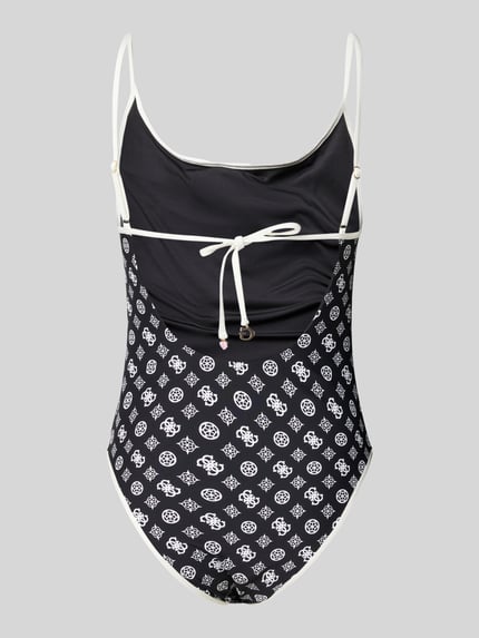 GUESS Badeanzug mit verstellbaren Trägern Modell 'ONE PIECE' Black 3