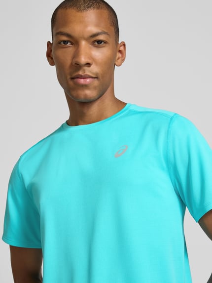 ASICS Regular Fit T-Shirt mit Logo-Print Tuerkis 3