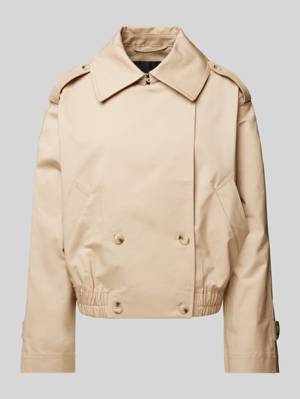 OPUS Trenchcoat mit seitlichen Eingrifftaschen Modell 'Hedie' Sand 2